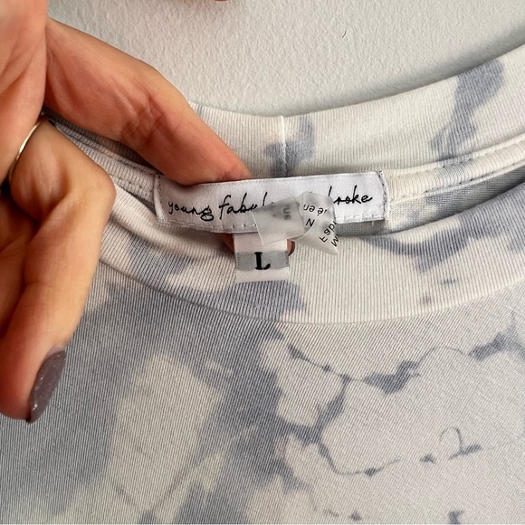 Young Fabulous & Broke tie dye long sleeve maxi dress M4 - Picture 4 of 5